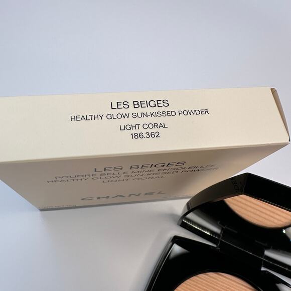 Chanel LES BEIGES Healthy Glow Sun-Kissed Powder LIGHT CORAL Bronzer Blush Trio - Picture 7 of 12